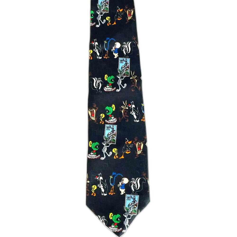 U.S.P.S Stamp Collection 1997 Vintage Looney Tunes Bugs Bunny Stamp Tie